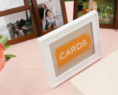 Fresh & Colorful Lombardi House Wedding Card Signs