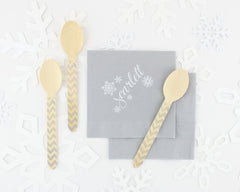 Onederful Birthday Napkins and Wooden Spoons