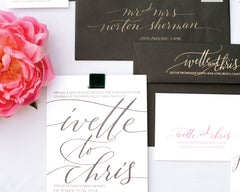 Ivette & Chris Wedding Invitation Suite