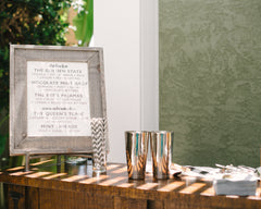 Housewarming Celebration Drink Menu