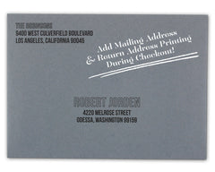 Archetto Announcement Return & Mailing Address Envelope