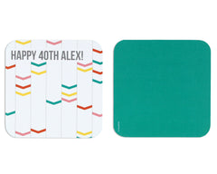 Archetto Personalized Coaster Front and Back