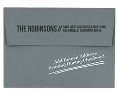 Archetto Announcement Return Address Envelope