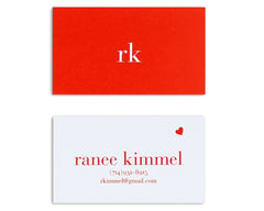 Classico Personalized Business Card Back and Front