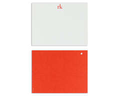 Classico Personalized Notecard Front and Back
