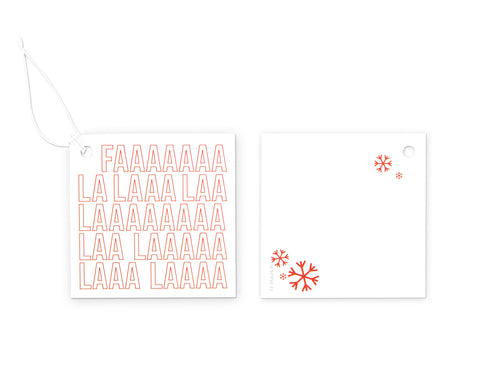 Fa La La Gift Tag
