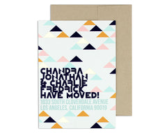 Geometrica Announcement Invitation with Envelope