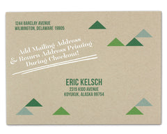 Holimetrica Holiday Card Envelope Return & Mailing Address