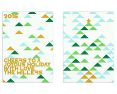 Holimetrica Holiday Card Front and Back