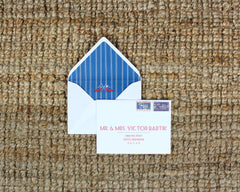 Maine Lobsters in Love Envelope Liner and Mailing Address