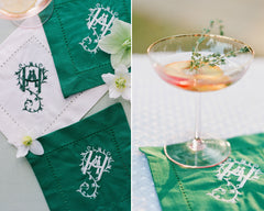Charleston Embroidered Coasters
