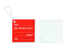 Lettera Gift Tag #1 and Back