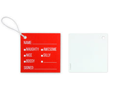 Lettera Gift Tag #2 and Back