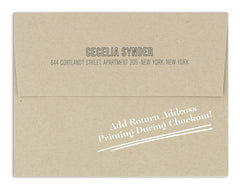 Petalo Personalized Notecard Envelope