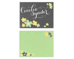 Archetto Personalized Notecard Back and Front