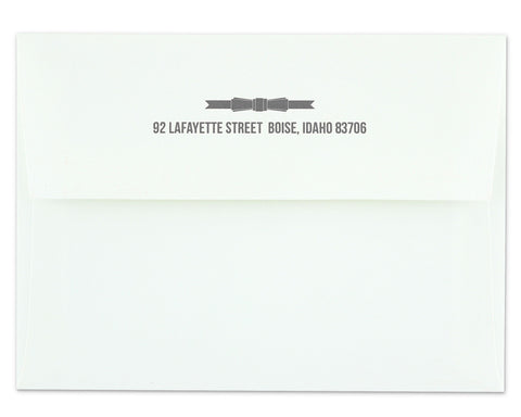 Regalo Return Address Printing