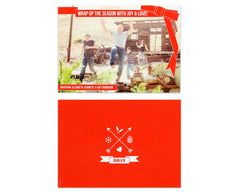 Regalo Holiday Card Front and Back